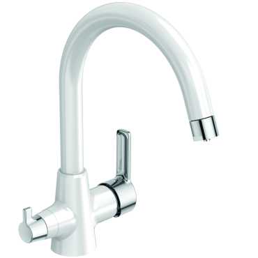 A kitchen mixer Vidima VidimaUno with a two-way spout, for combination with a filter
