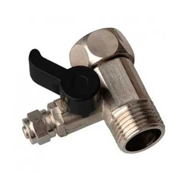 Adapter valve for connecting filters